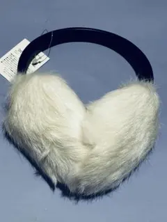 新品　リアルラビットファー　イヤーマフラー