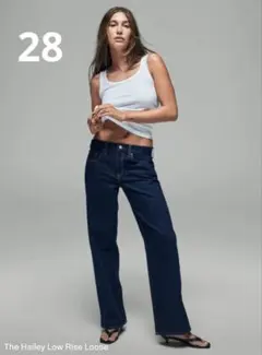 The Hailey ローライズ ルーズフィットデニム 28のサムネイル