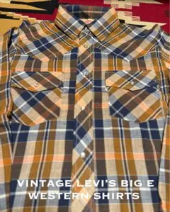 VINTAGE LEVI’S BIG E WESTERN SHIRTS