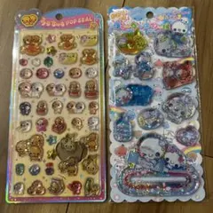 なっとうちゃん　うるちゅる　あわわちゃん　ウォーターインシール　かおりつき