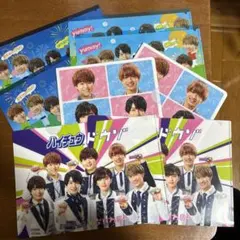 なにわ男子　ハイチュウコラボ　チケットホルダー　クリアファイル　8点セット