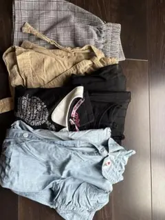 キッズ服セット（シャツ・パンツ・ショートパンツ）140cm