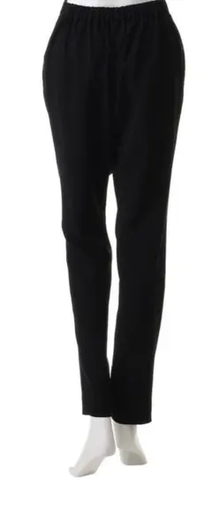 ENFOLD クロップドテーパードパンツ　38 黒