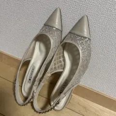 ダイアナ　バックベルトフラットシューズ 美品　フラットシューズ