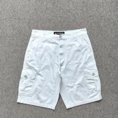 SOUTH POLE カーゴショートパンツ 白 ハーフ ワークパンツ メンズ Lのサムネイル
