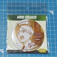 ウィンブレ　箔押し缶バッジ　桜