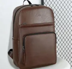 残り1点⚠️ZARAジャンル 海外ブランド 大容量メンズビジネスリュック 茶色