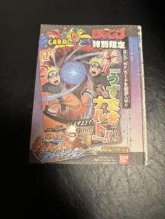 NARUTO ナルト データカードダス ジャンプ 2008年02号 付録 非売品