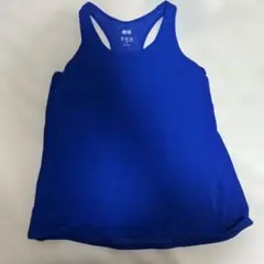 青 タンクトップ スポーツウェア　ヨガ