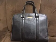 バーバリー トートバッグ ノバチェック 黒 本革