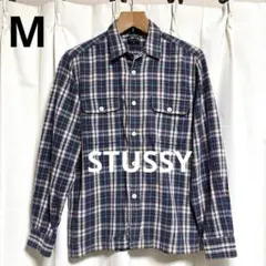 2*7様 90s Old stussy 紺タグ ネルシャツ 2*7様 90s Old stussy 紺タグ ネルシャツ - メルカリ