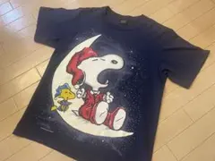 スヌーピー　両面プリントTシャツ　90sビンテージ　Lサイズ　着用感短丈