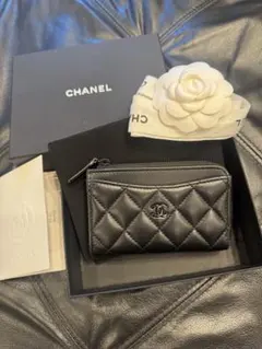 希少　CHANEL シャネル　SO BLACK フラグメントケース　マトラッセ
