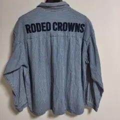 RODEO CROWNS カバーオール 長袖シャツ デニムジャケット XL相当