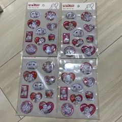 ベイマックス ウォーターシール 4シートセット　セリア　ディズニー　シール