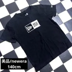 美品　140cm newera ニューエラ　Tシャツ　半袖　ブラック　ストリート