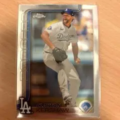 クレイトンカーショウ topps chrome ドジャース