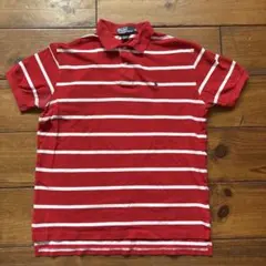 Polo by Ralph Lauren レッド ボーダー ポロシャツ Mのサムネイル