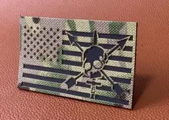 USA 米軍グリーンベレー Nous Defions IR反射 マルチカムパッチ