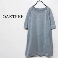 OAKTREE メンズ半袖Tシャツ　トップス　グレー　ラグランスリーブ　スポーツ