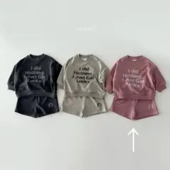 韓国子供服 BONITO pigment lucky setup セットアップ