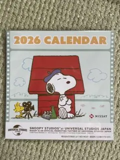 匿名配送 2026年 スヌーピー 卓上カレンダー