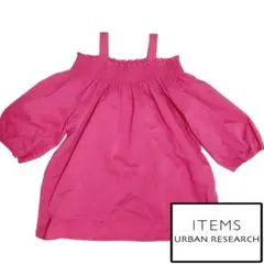 items urbanresearch 半袖 トップス オフショルダー