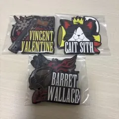 FF7 ラバーキーホルダー3個セット