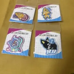 THE★JOJO WORLD イギー 刺繍ステッカー　4つセット　新品