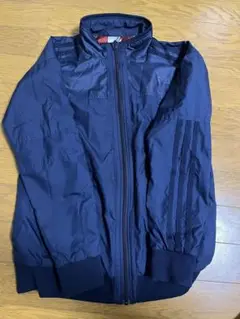 adidas ネイビー ジップアップジャケット