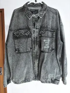 MARK GONZALES グレー デニムジャケット M