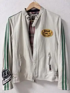 Schott レザージャケット ワッペン スタンドカラー Schott レザージャケット ワッペン スタンドカラー - Mercari