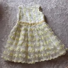 TOCCA 花柄刺繍 ノースリーブワンピース 100