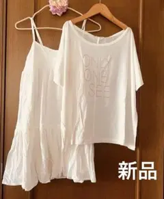 ジェラート・ピケ❤︎ロゴTシャツ➕ミニドレスセットのサムネイル