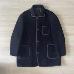 YVES SAINT LAURENT pour homme レザー襟 コート - メルカリ