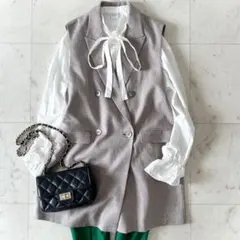 CLASSY掲載☆23区リネンレーヨンストレッチ ブルゾン38 - メルカリ