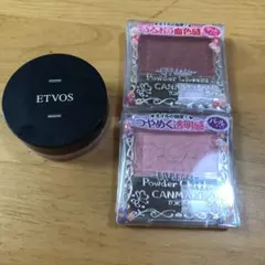 ETVOS ミネラルチークE ハニーサックルS キャンメイク パウダーチークス