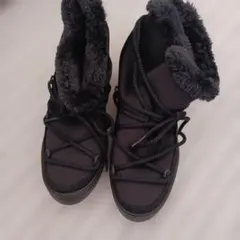 ブラックフリーススノーブーツ 24cm