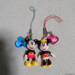 Disney ミッキー・ミニーストラップ