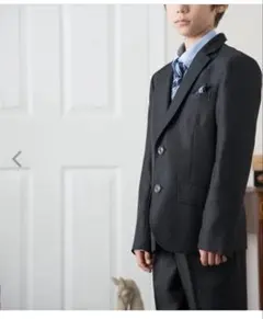 黒ストライプ フォーマルスーツセット