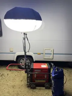 IDG3100M ディーゼル発電機 投光器付き動画あり （B873) - メルカリ