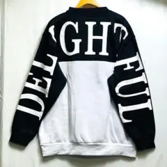 新品‼️ビックサイズ刺繍、プリント❗切り替えトレーナー❗