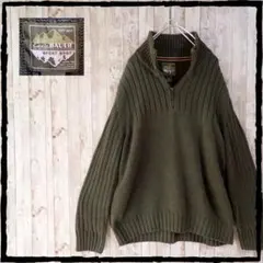 エディーバウアー Eddie Bauer オリーブグリーン セーター XL