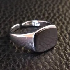 ヴィンテージリング　シンプルユニセックスメキシカンジュエリー925 印台