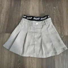 ANAP グレー プリーツスカート　XS