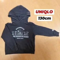 UNIQLO PEANUTS 130cm 男の子 フードパーカー