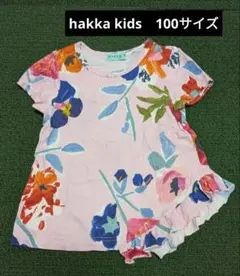 hakka kids(ハッカキッズ) 半袖Tシャツ 花柄 ピンク 100サイズのサムネイル