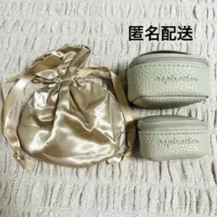 【現品限り】アクセサリーポーチ ページュ