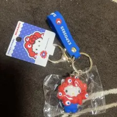 【大阪関西万博】ミャクミャク×サンリオ　立体マスコット　キーホルダー キティ
