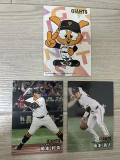 プロ野球チップス　トレーディングカード　3枚セット
